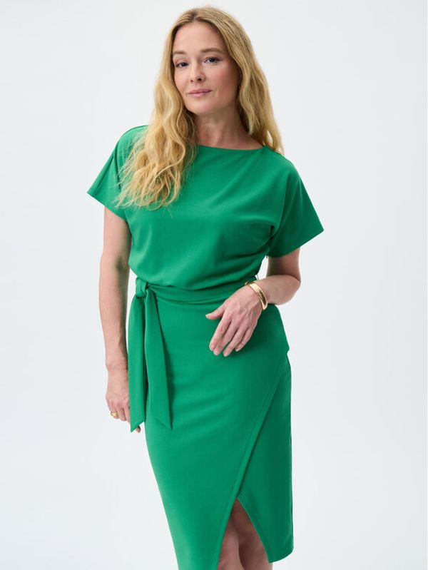 Joseph Ribkoff Joseph Ribkoff Ежедневна рокля 231015 Зелен Slim Fit