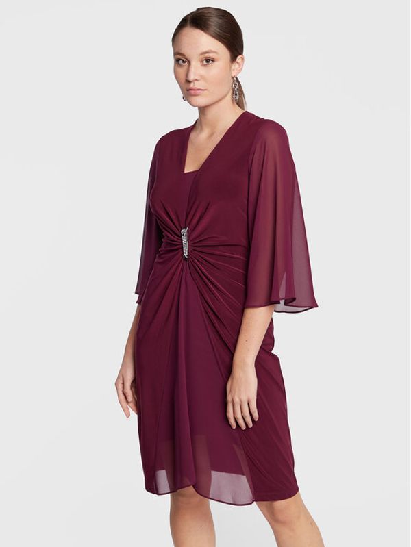 Joseph Ribkoff Joseph Ribkoff Коктейлна рокля 223705 Бордо Regular Fit