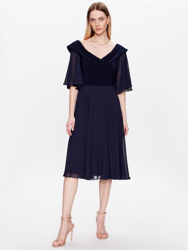 Joseph Ribkoff Joseph Ribkoff Коктейлна рокля 231723 Тъмносин Regular Fit