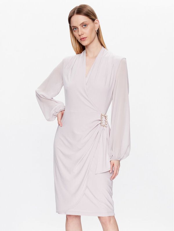 Joseph Ribkoff Joseph Ribkoff Коктейлна рокля 231733 Сив Regular Fit