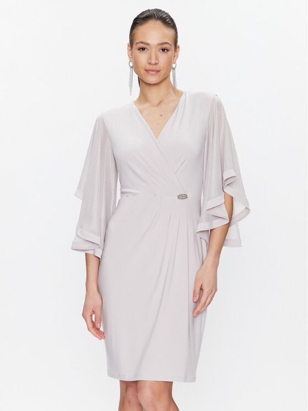 Joseph Ribkoff Joseph Ribkoff Коктейлна рокля 231747 Сив Regular Fit