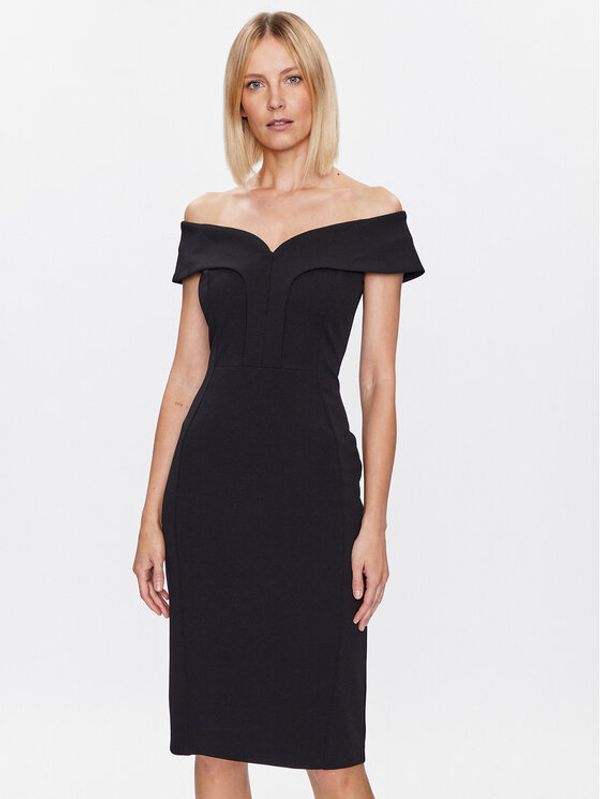 Joseph Ribkoff Joseph Ribkoff Коктейлна рокля 231756 Черен Slim Fit