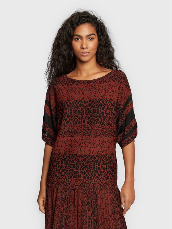 Joseph Ribkoff Joseph Ribkoff Пуловер 223959 Кафяв Relaxed Fit