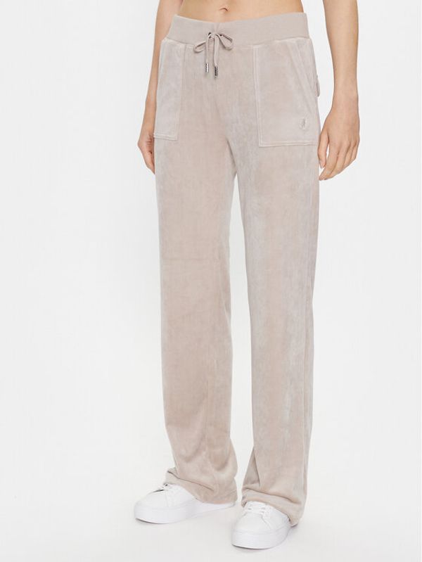 Juicy Couture Juicy Couture Долнище анцуг Del Ray JCAP180 Бежов Regular Fit