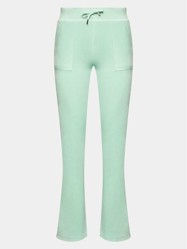 Juicy Couture Juicy Couture Долнище анцуг Del Ray JCAP180 Зелен Regular Fit