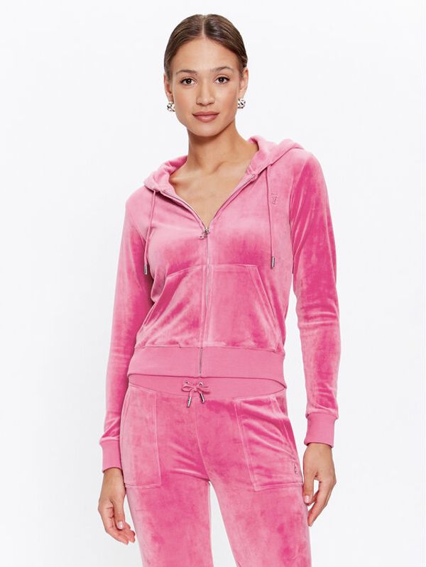 Juicy Couture Juicy Couture Суитшърт Robertson JCAP176 Розов Regular Fit