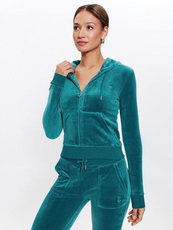 Juicy Couture Juicy Couture Суитшърт Robertson JCAP176 Зелен Regular Fit