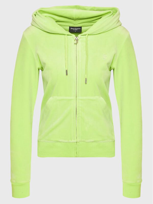 Juicy Couture Juicy Couture Суитшърт Robertson JCAP176 Зелен Slim Fit
