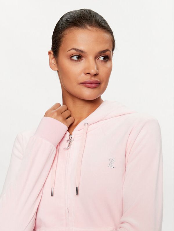 Juicy Couture Juicy Couture Суитшърт Robertson JCCA221006 Розов Regular Fit