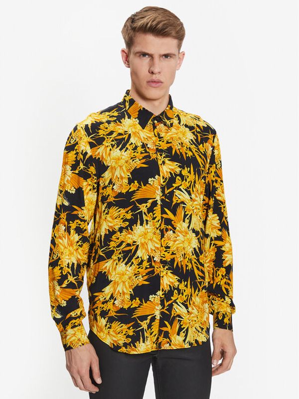 Just Cavalli Just Cavalli Риза 74OBL2S2 Черен Regular Fit