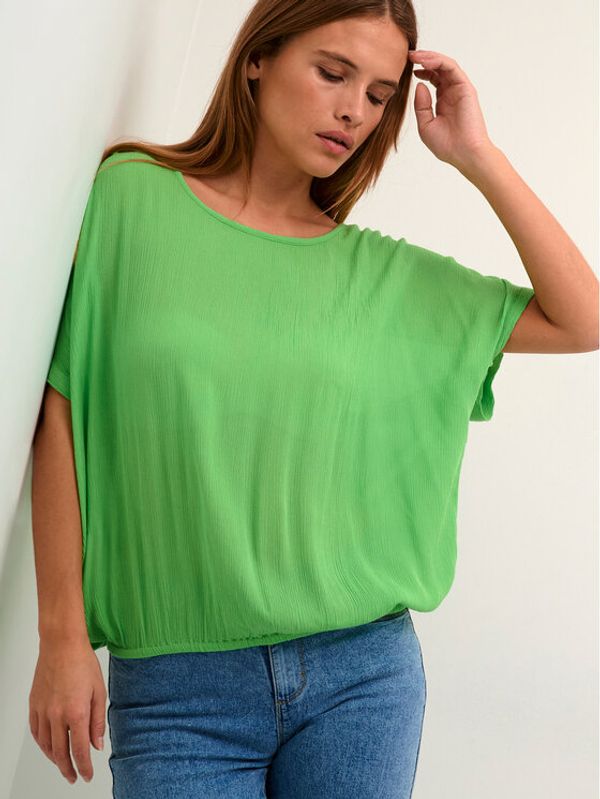 Kaffe Kaffe Блуза Amber 10500781 Зелен Loose Fit