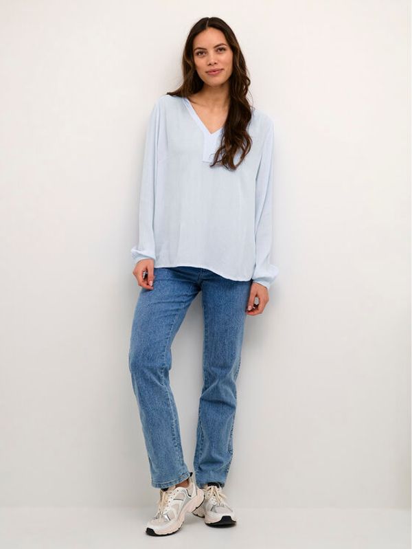 Kaffe Kaffe Блуза Amber 501032 Син Regular Fit