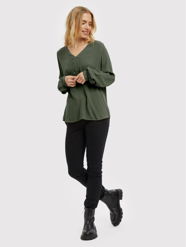 Kaffe Kaffe Блуза Amber 501032 Зелен Regular Fit