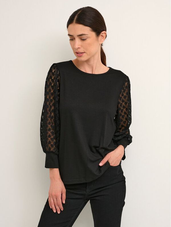 Kaffe Kaffe Блуза Becca 10506942 Черен Regular Fit