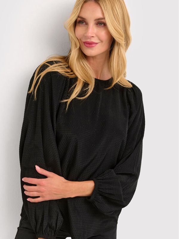 Kaffe Kaffe Блуза Catia 10506810 Черен Regular Fit