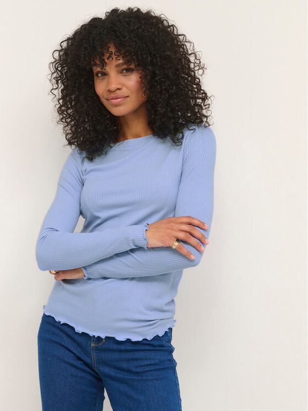 Kaffe Kaffe Блуза Drew 10507196 Син Slim Fit