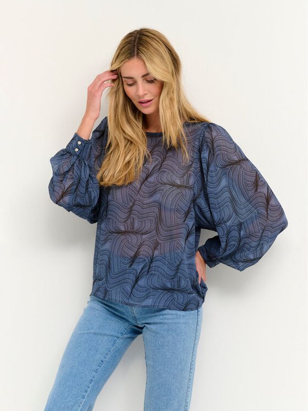 Kaffe Kaffe Блуза Kasimi 10505705 Син Regular Fit