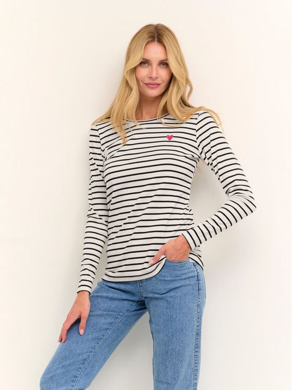 Kaffe Kaffe Блуза Liddy 10502821 Бял Regular Fit