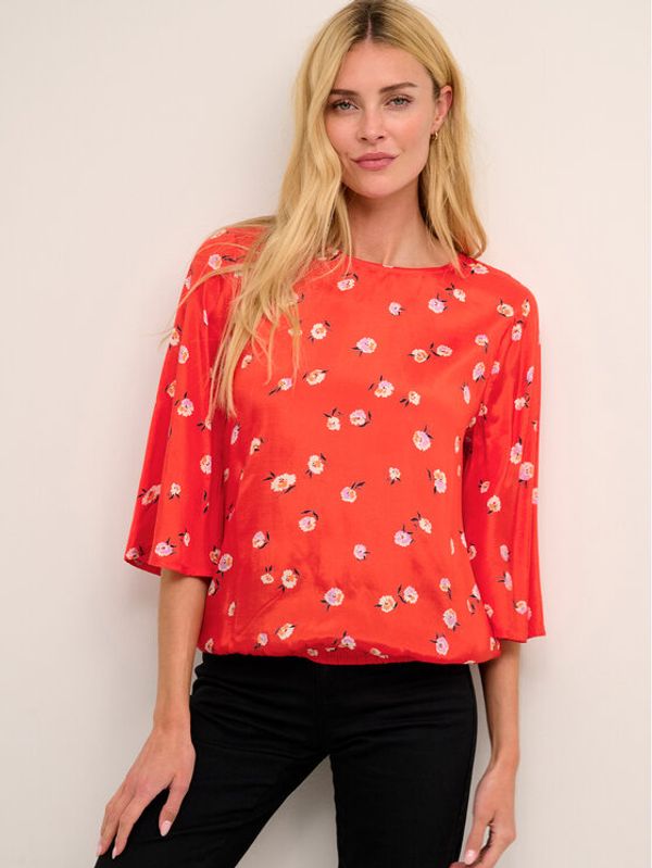 Kaffe Kaffe Блуза Obina 10507279 Червен Regular Fit