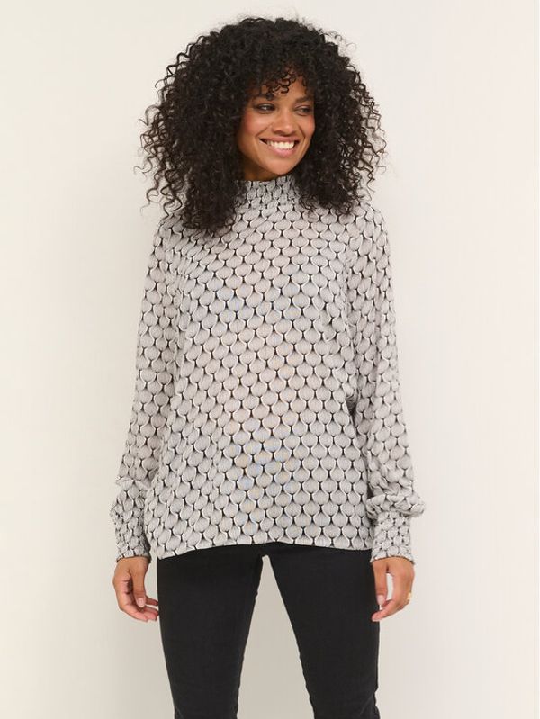 Kaffe Kaffe Блуза Sillo Amber 10507193 Бял Regular Fit