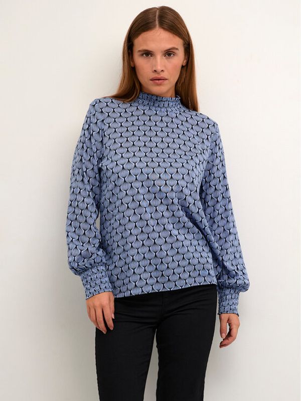 Kaffe Kaffe Блуза Sillo Amber 10507193 Син Regular Fit