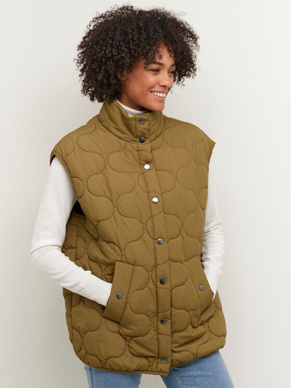 Kaffe Kaffe Елек Diddi 10507136 Зелен Loose Fit