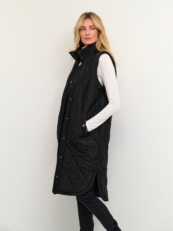 Kaffe Kaffe Елек Kameria 10505686 Черен Regular Fit