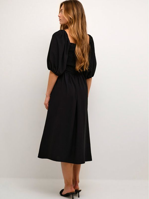 Kaffe Kaffe Ежедневна рокля Beth 10506635 Черен Regular Fit