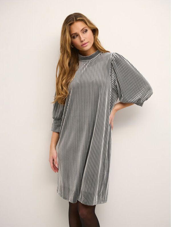 Kaffe Kaffe Ежедневна рокля Caca 10505907 Сив Regular Fit