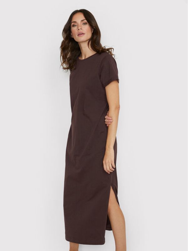 Kaffe Kaffe Ежедневна рокля Celina 10551884 Кафяв Regular Fit