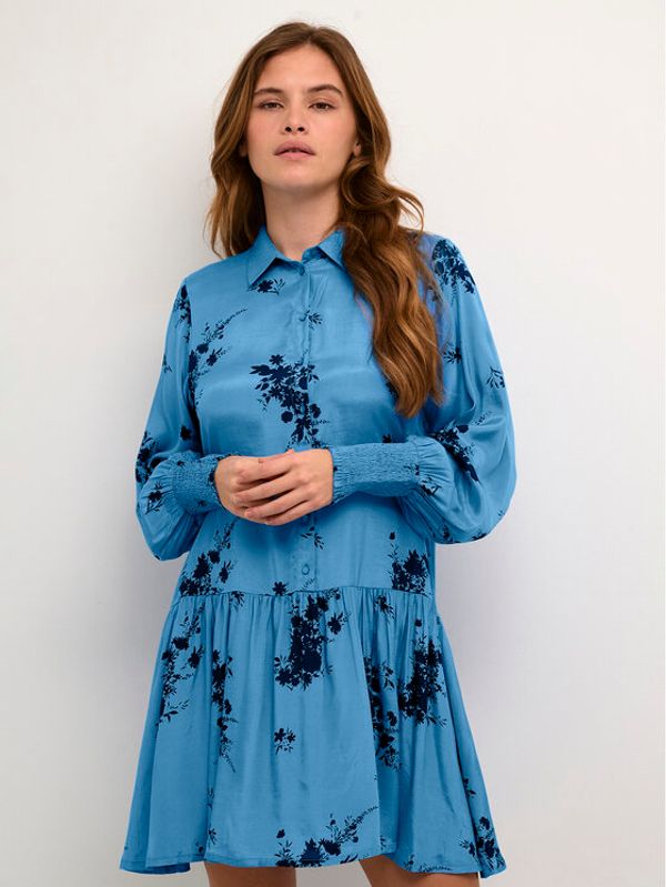 Kaffe Kaffe Ежедневна рокля Gilla 10507381 Син Loose Fit