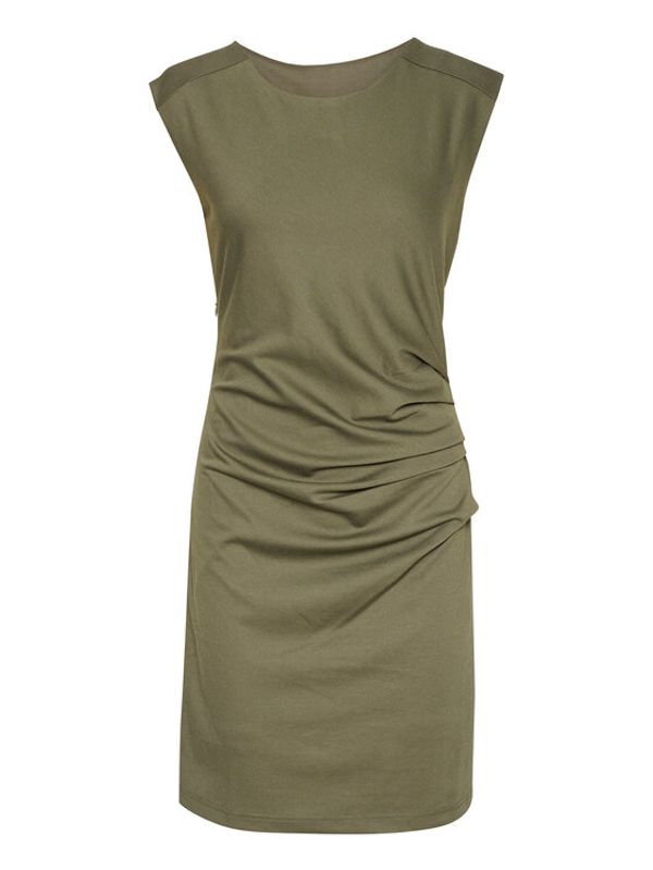 Kaffe Kaffe Ежедневна рокля India 501002 Зелен Slim Fit