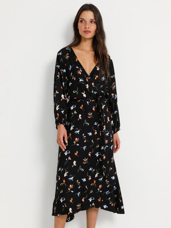 Kaffe Kaffe Ежедневна рокля Morian 10506608 Черен Regular Fit