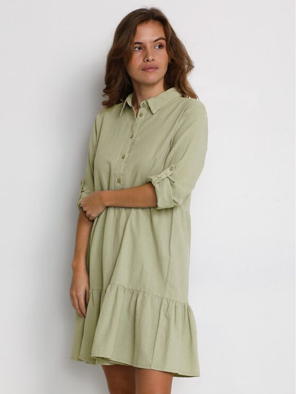 Kaffe Kaffe Ежедневна рокля Naya 10505399 Зелен Relaxed Fit