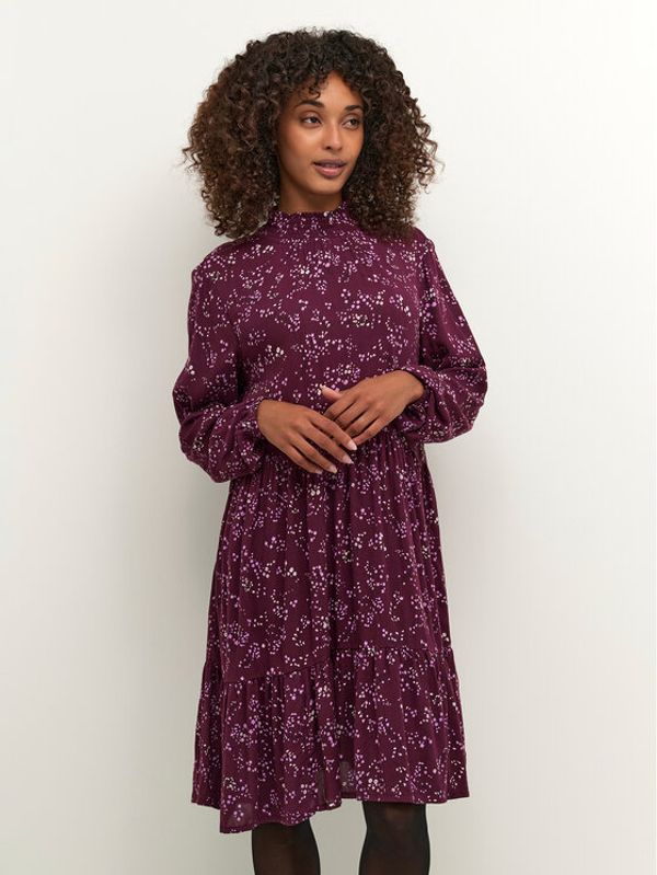 Kaffe Kaffe Ежедневна рокля Rikka 10507039 Виолетов Loose Fit