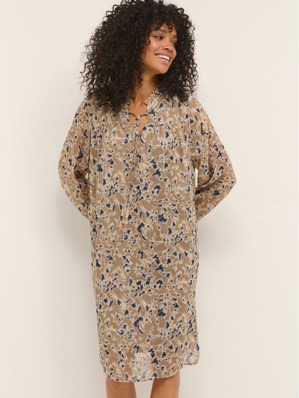 Kaffe Kaffe Ежедневна рокля Sunda 10507106 Кафяв Regular Fit