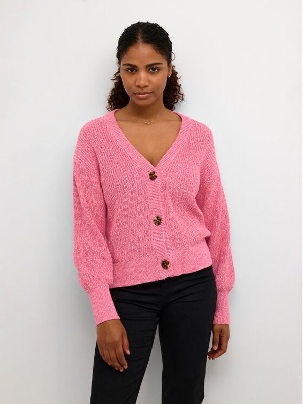 Kaffe Kaffe Кардиган Susana 10507629 Розов Regular Fit