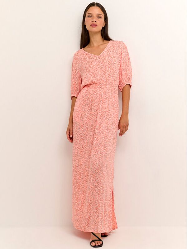 Kaffe Kaffe Лятна рокля Isolde Amber 10507514 Оранжев Regular Fit