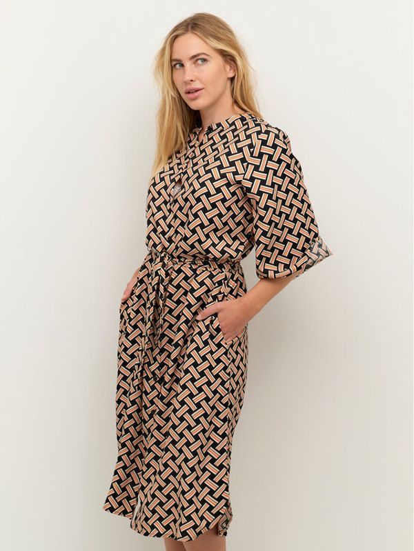 Kaffe Kaffe Лятна рокля Quin 10507251 Оранжев Loose Fit