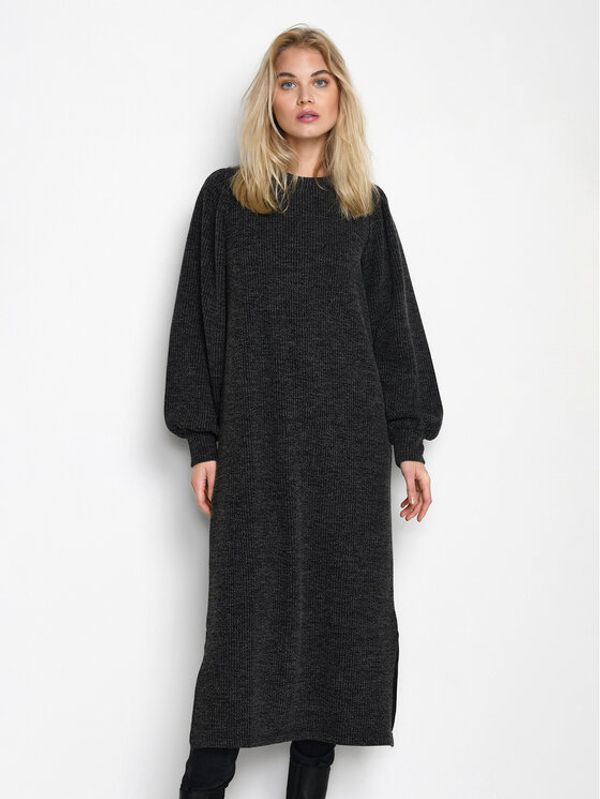 Kaffe Kaffe Плетена рокля Lasina 10506835 Сив Relaxed Fit