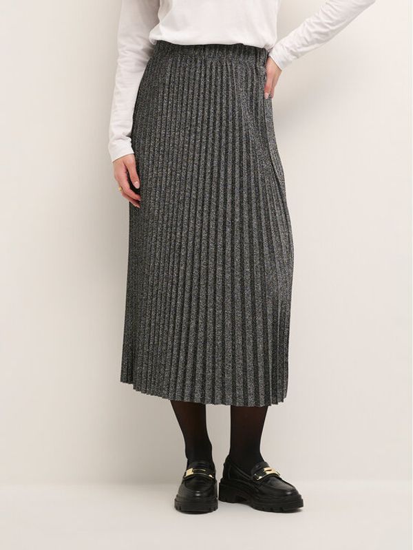 Kaffe Kaffe Плисирана пола Linda 10507062 Сребрист Regular Fit