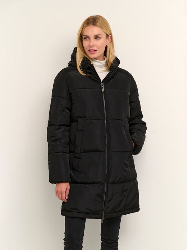 Kaffe Kaffe Пухено яке Lenoma 10506723 Черен Baggy Fit