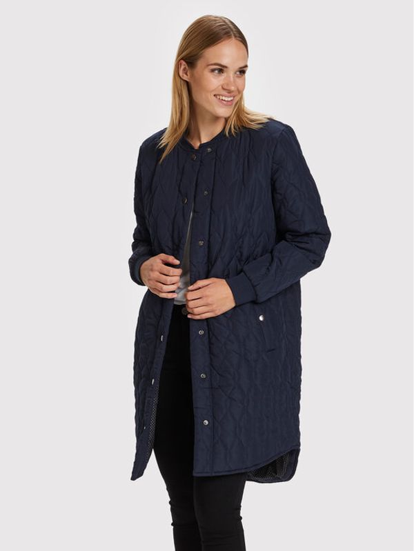 Kaffe Kaffe Пухено яке Shally 10504093 Тъмносин Regular Fit