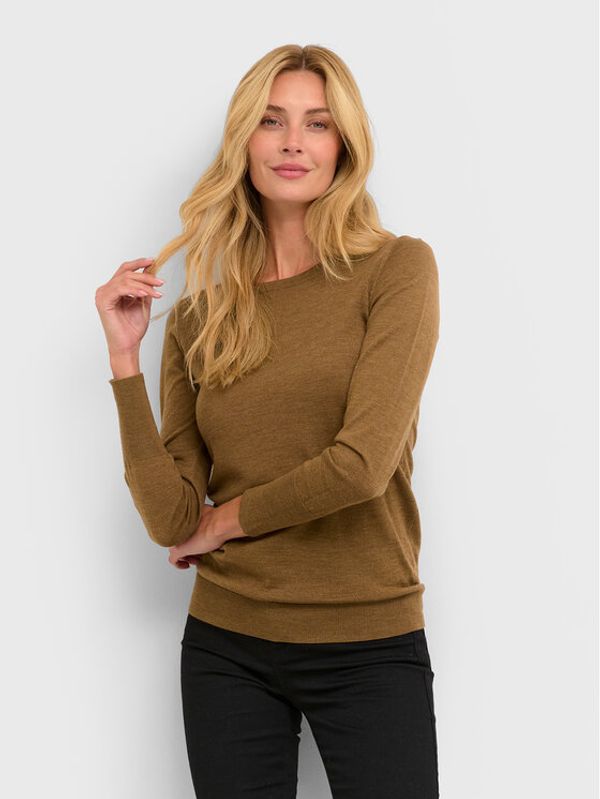 Kaffe Kaffe Пуловер Merin 10506028 Кафяв Regular Fit