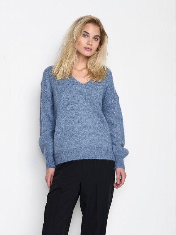 Kaffe Kaffe Пуловер Sarla 10506829 Син Loose Fit