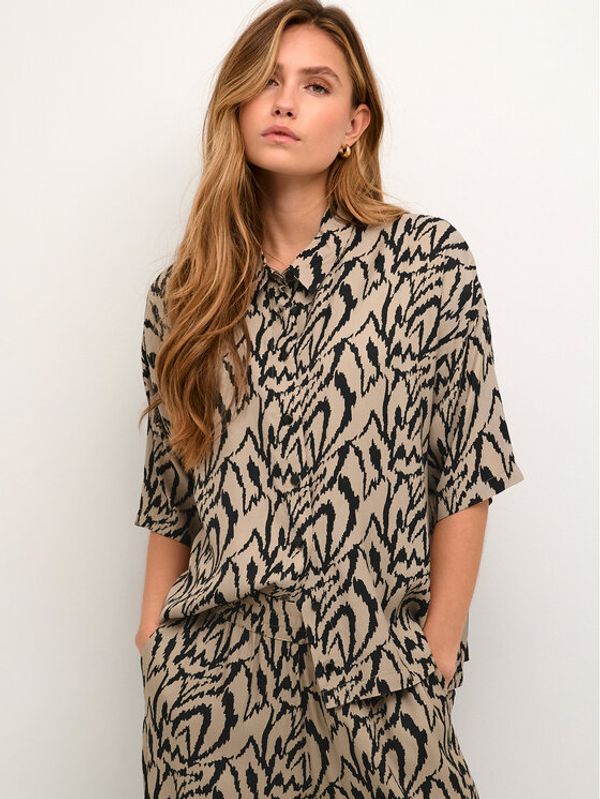 Kaffe Kaffe Риза Criti 10507504 Черен Boxy Fit