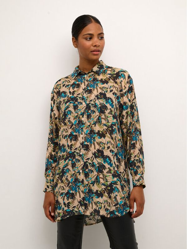 Kaffe Kaffe Риза Olga 10507642 Бежов Regular Fit