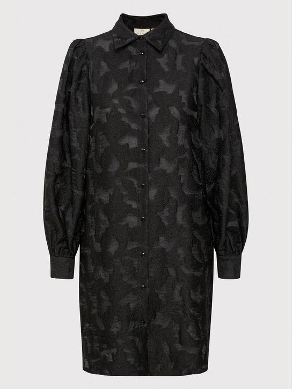 Kaffe Kaffe Рокля тип риза Rina 10506854 Черен Regular Fit