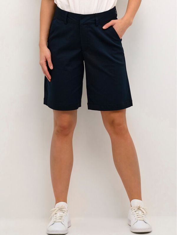 Kaffe Kaffe Шорти от плат Lea 10505457 Тъмносин Regular Fit