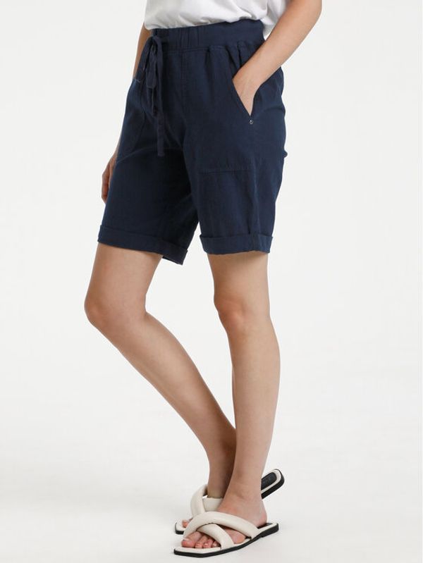 Kaffe Kaffe Шорти от плат Naya 10504239 Тъмносин Regular Fit